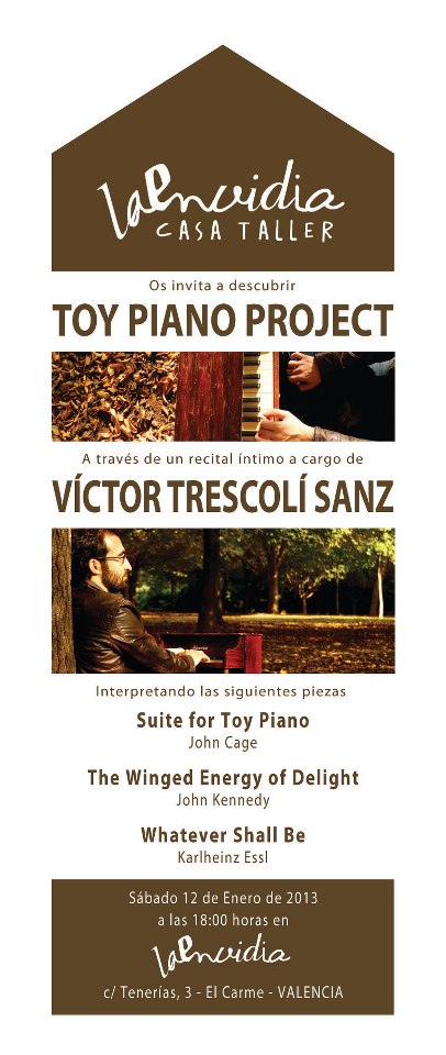 Toy piano project Trescolí
